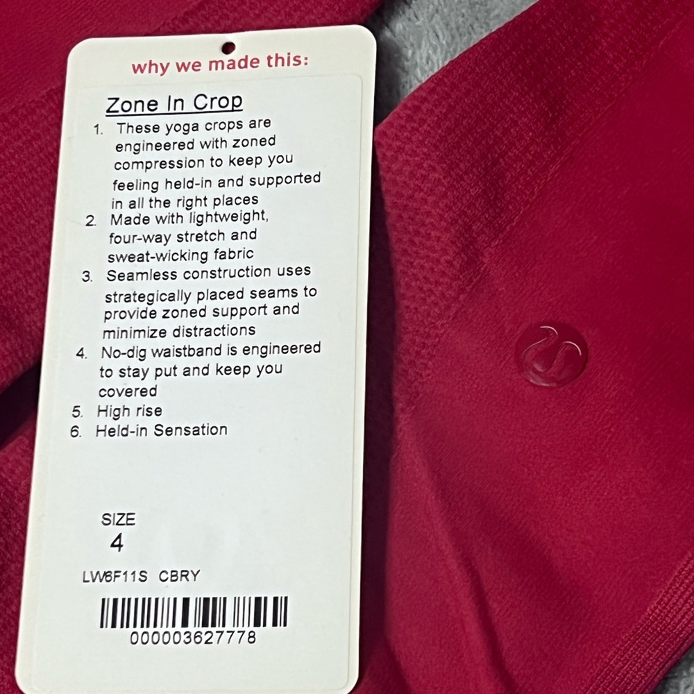 Lululemon Zone In crop - Picture 3 of 6